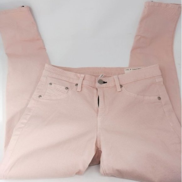 Rag & Bone Blush Zipper Capri Jeans 29 - Picture 4 of 9